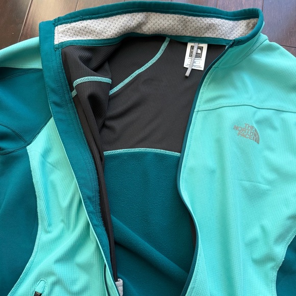 The North Face Women’s Flight Series Windstopper Jacket Size L Teal blue - Picture 6 of 11